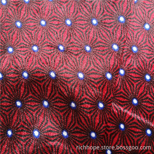 Knitted 100% Polyester Print African Velvet Sofa Fabric